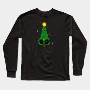 Skull Christmas Tree Long Sleeve T-Shirt